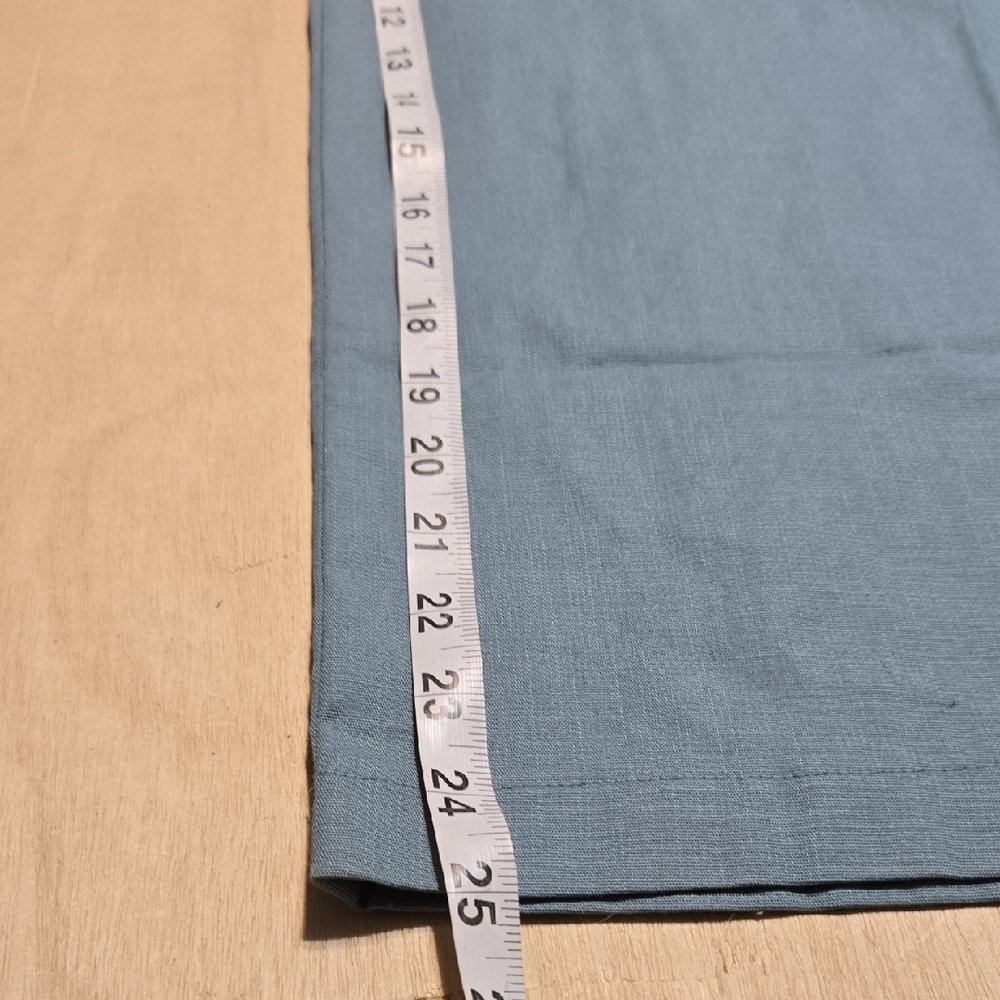 Z107 NWT Zenana Woven Knot Strap Washed Twill Denim Overalls Cropped Utility Tie - Picture 8 of 12